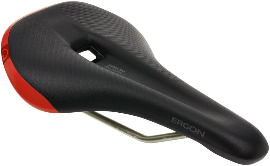 Ergon SM Pro Saddle - Risky Red, Mens, Medium/Large