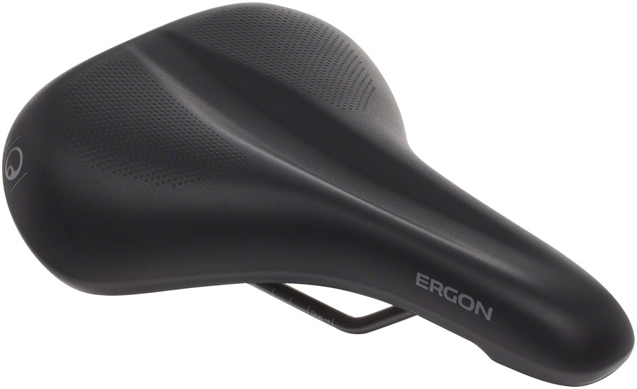 Ergon ST Gel Saddle - Chromoly, Men's, Small/Medium, Black