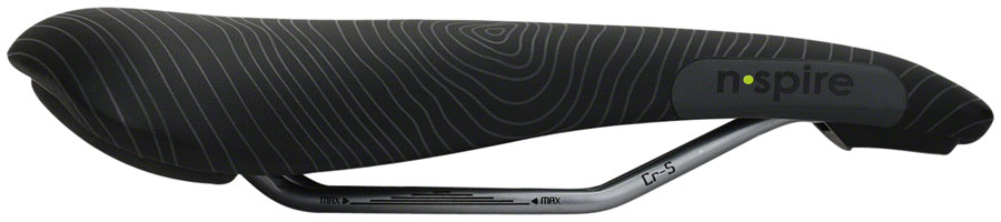 Smanie N.Spire Saddle - Chromoly, Microfiber Black, 136