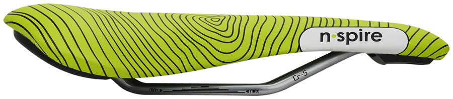 Smanie N.Spire Saddle - Chromoly, Microfiber Green, 136
