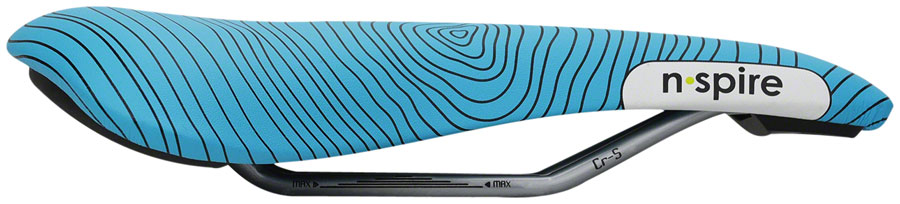 Smanie N.Spire Saddle - Chromoly, Microfiber Blue, 146