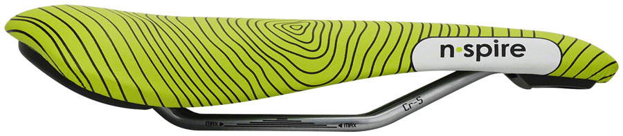 Smanie N.Spire Saddle - Chromoly, Microfiber Green, 146