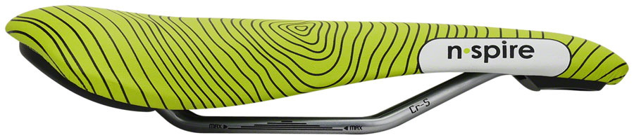 Smanie N.Spire Saddle - Chromoly, Microfiber Green, 156