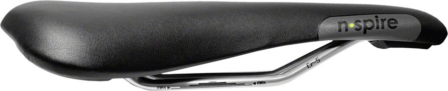 Smanie N.Spire Saddle - Chromoly, Polyurethane Sport Cover, Black, 146