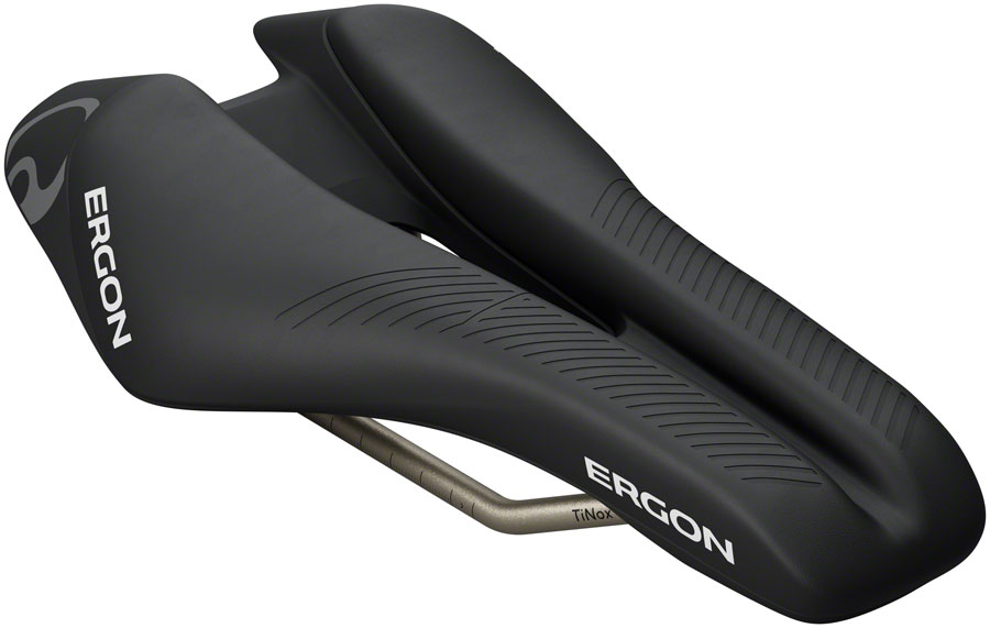Ergon SR Triathlon Saddle - Mens, Black, Front