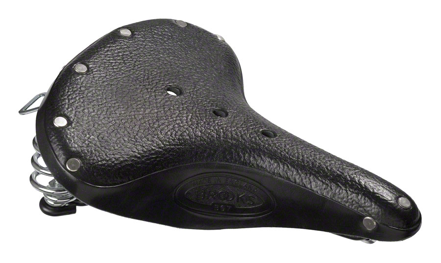 Brooks B67 Saddle - Steel, Black, Men's
