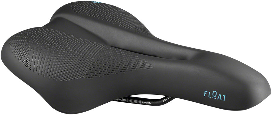 Selle Royal Float Saddle - Steel, Black, Moderate