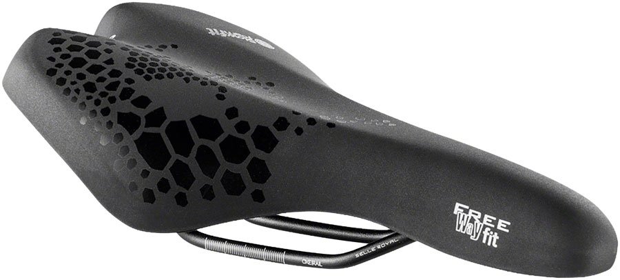 Selle Royal Freeway Fit Saddle - Steel, Black, Athletic