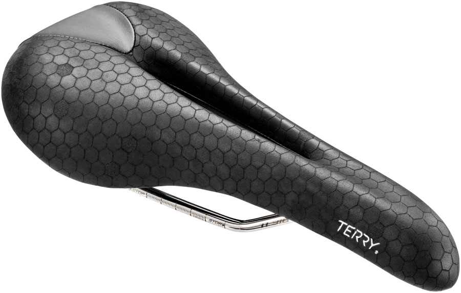 Terry Fly Ti Saddle - Titanium, Black, Men's