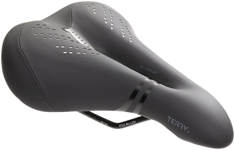 Terry Liberator Y Gel Saddle - Steel, Black, Men's, Italia