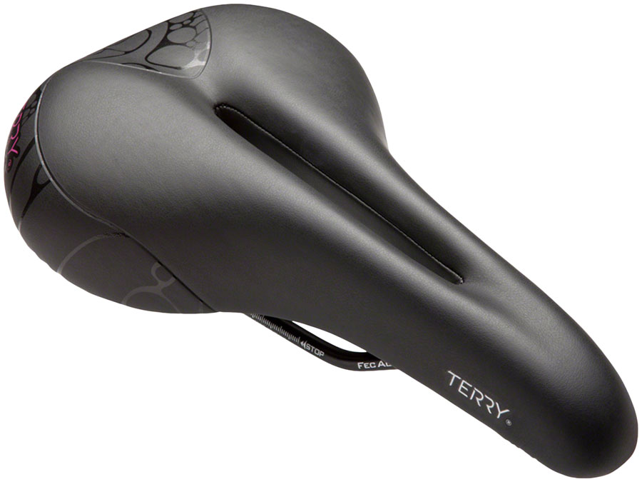 Terry Butterfly Chromoly Gel Saddle - Chromoly, Black, Women's