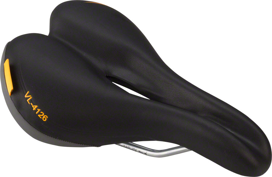 Velo Plush Pump Saddle - Steel, Black, Women's