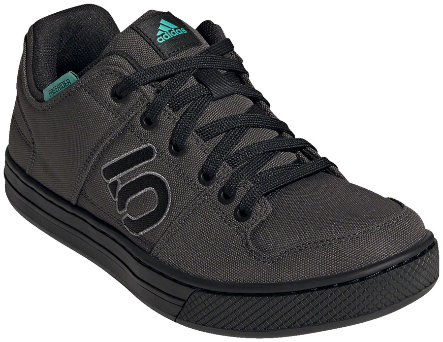Five Ten Freerider Canvas Flat Shoes - Men's, DGH Solid Gray/Core Black/Gray Three, 7.5