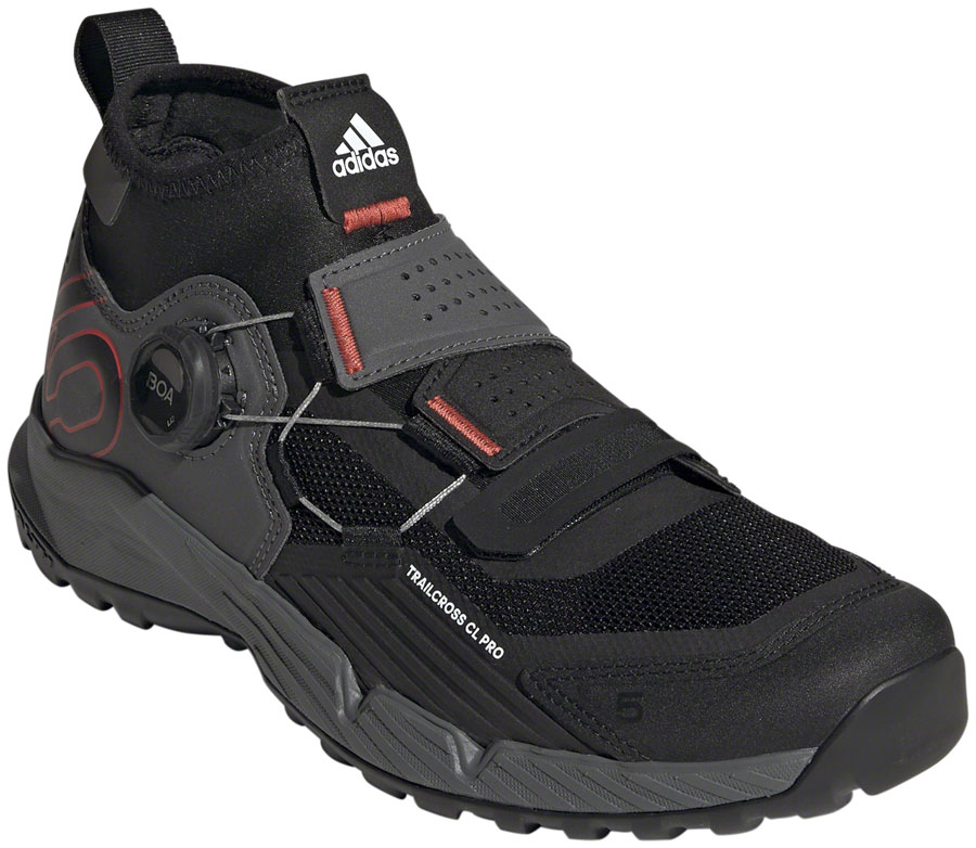 Five Ten Trailcross Pro Mountain Clipless Shoes - Women's, Gray/Black/Red, 5.5
