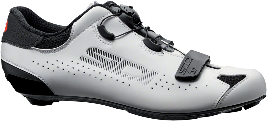 SIDI Sixty Road Shoes - Men's, Black/White, 45