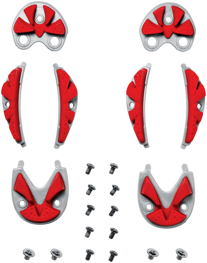 SIDI SRS Carbon Ground Inserts - Red, 38-40