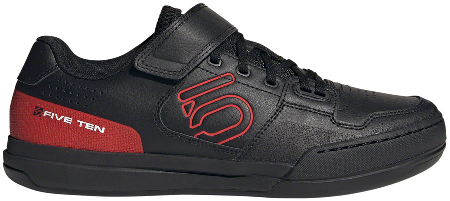 Five Ten Hellcat Mountain Clipless Shoes - Men's, Core Black/Red/FTWR White, 10