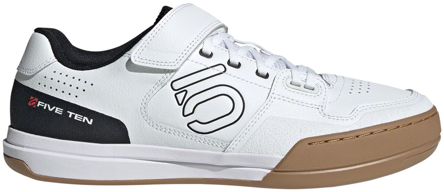 Five Ten Hellcat Mountain Clipless Shoes - Men's, FTWR White/Core Black/Red, 10