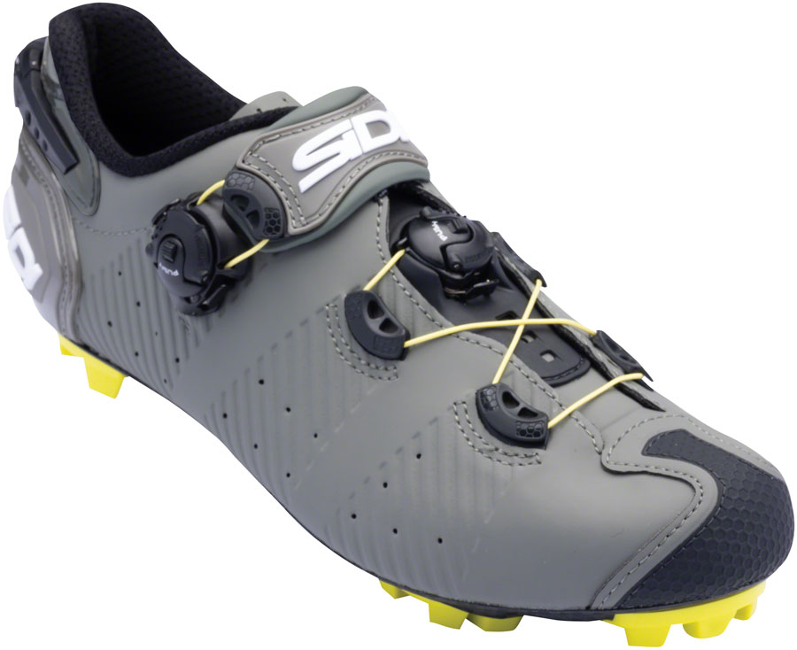 SIDI Drako 2S SRS Mountain Clipless Shoes - Men's, Military Yellow, 45