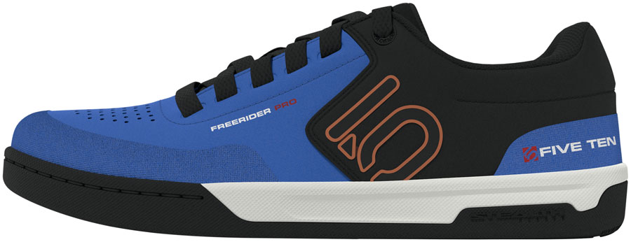 Five Ten Freerider Pro Flat Shoes - Men's, Core Black/Pure Orange/Ray Blue, 10