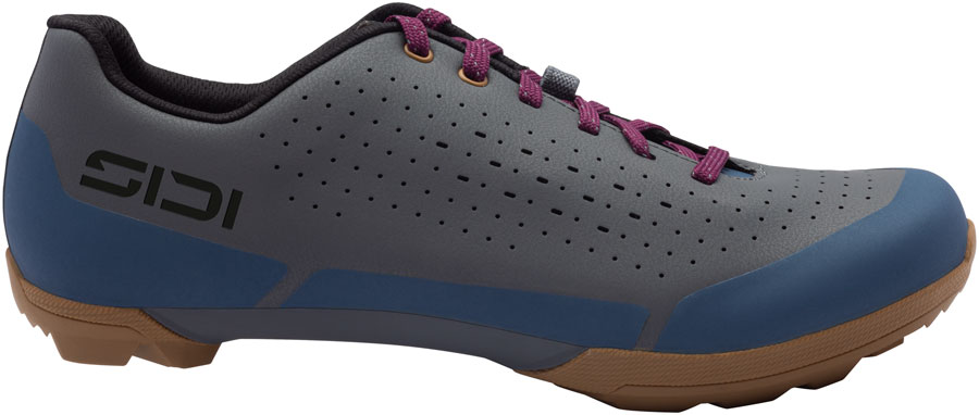 SIDI Asper Laces Gravel Shoes - Men's, Dark Gray, 40.5