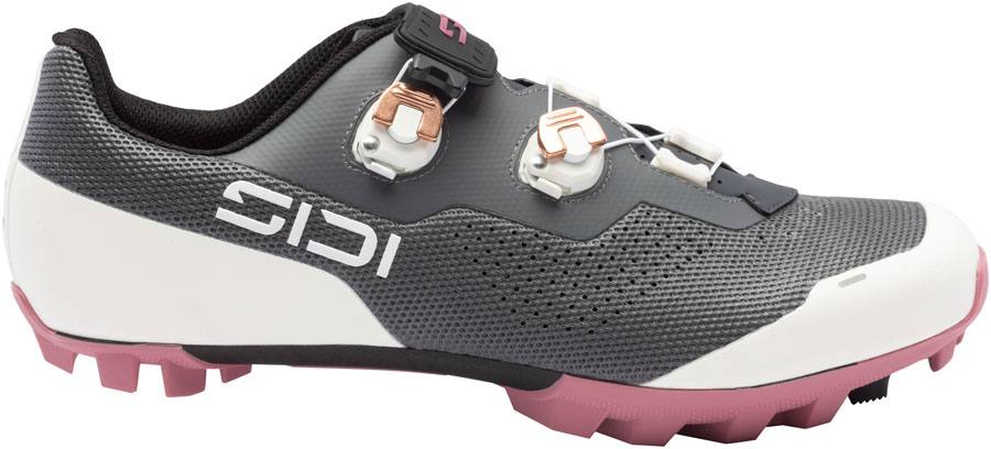 SIDI Dominator X XC Clipless Shoes - Women's, Anthracite Ice White, 41.5