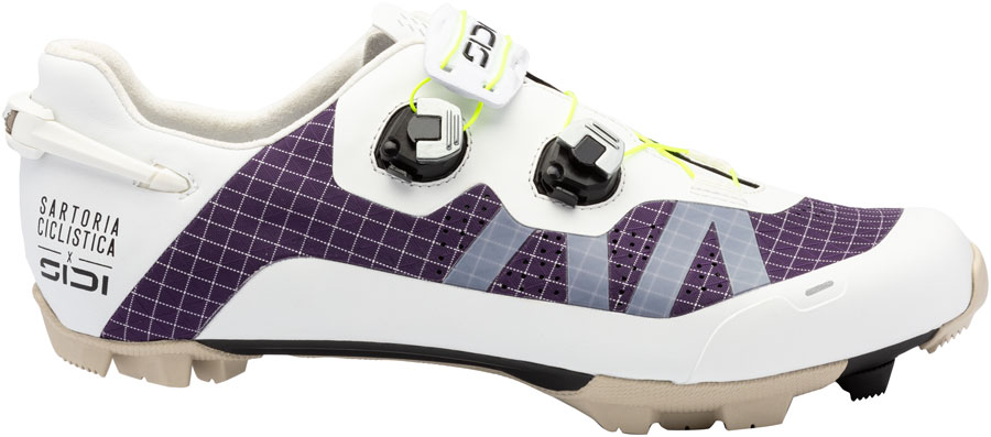 SIDI Coffee Grinder 2 XC Clipless Shoe - Bright White Violet, 38