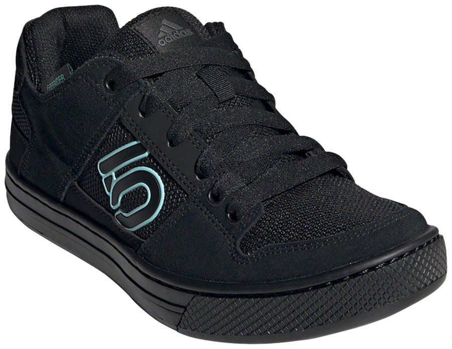 Five Ten Freerider Flat Shoes - Women's, Core Black / Acid Mint / Core Black, 10.5