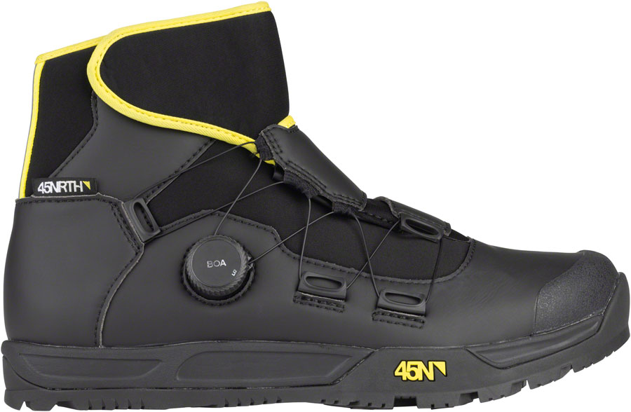 45NRTH Ragnarok BOA Cycling Boot - Black, Size 46