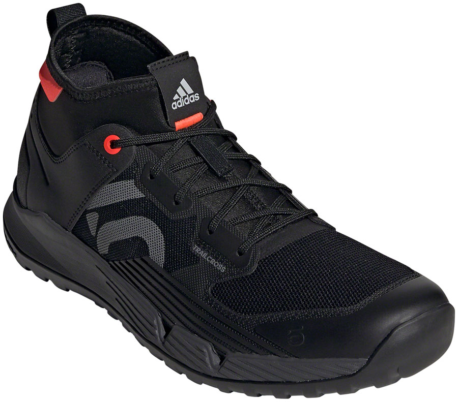 Five Ten Trailcross XT Flat Shoes - Men's, Core Black / Gray Four / Solar Red, 10
