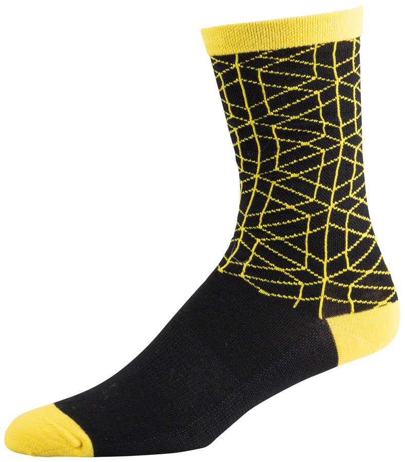 45NRTH Lumi Lightweight Wool Sock - Yellow, Small