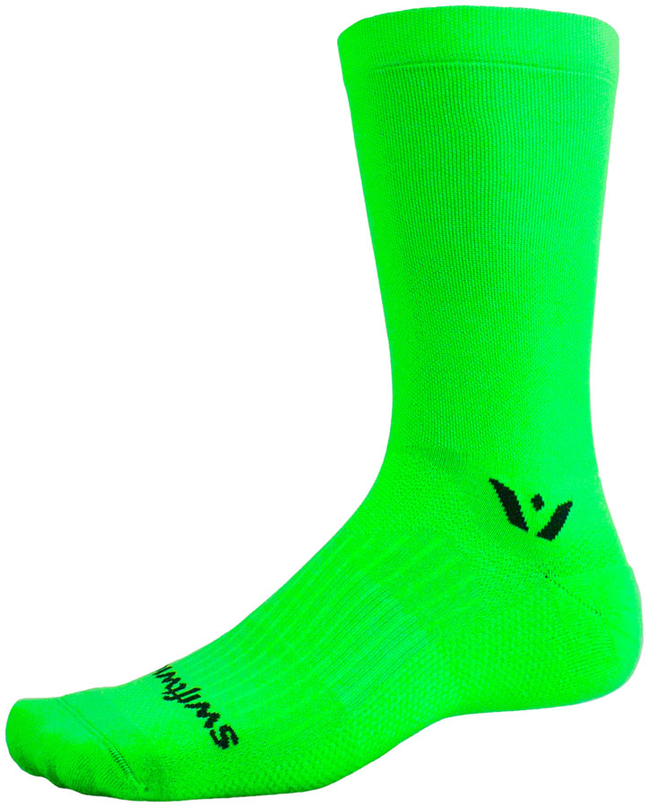Swiftwick Aspire Seven Socks - 7", Lime Green, X-Large