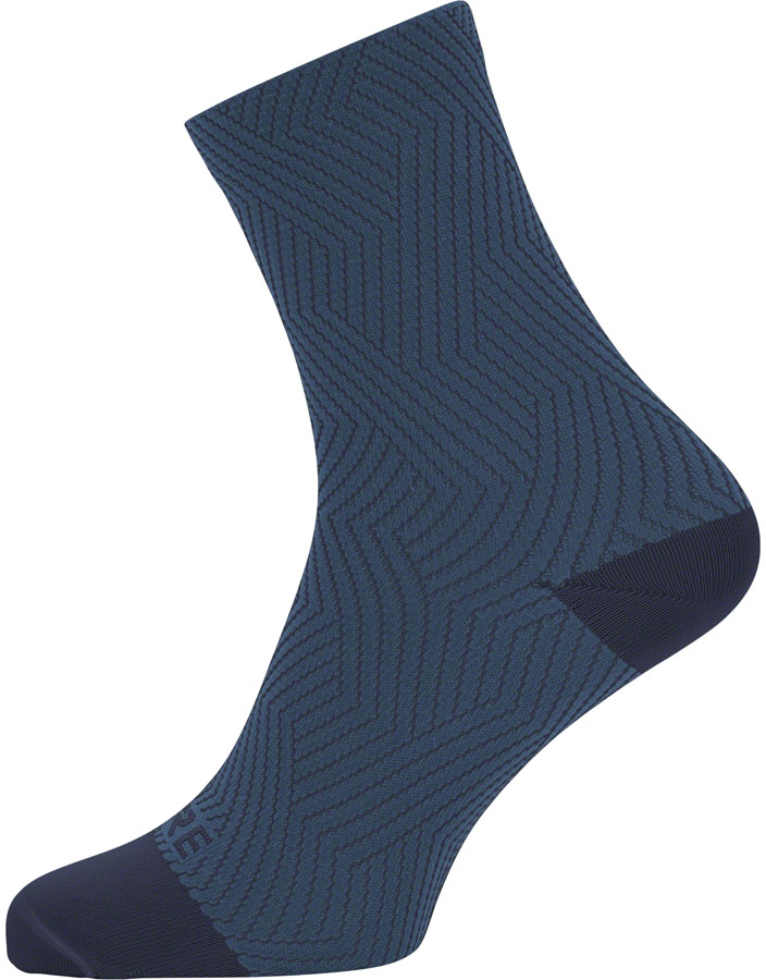 Gorewear C3 Mid Socks - 6.7", Orbit Blue/Deep Water Blue, Men's, 6-7.5