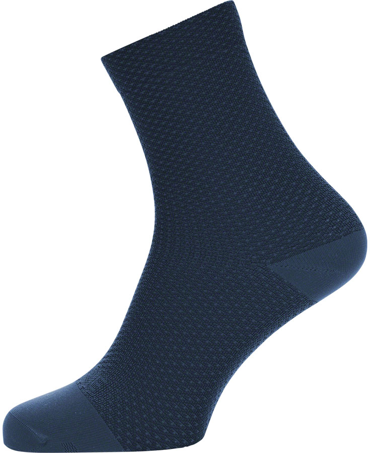 GORE® C3 Dot Mid Socks - Orbit Blue/Deep Water Blue, 6.7" Cuff, Fits Sizes 10.5-12