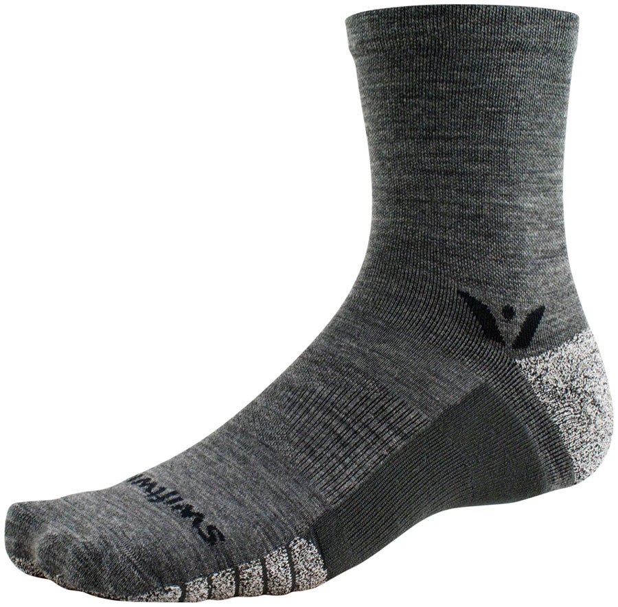 Swiftwick Flite XT Trail Mid Crew Socks - 5", Heather, X-Large