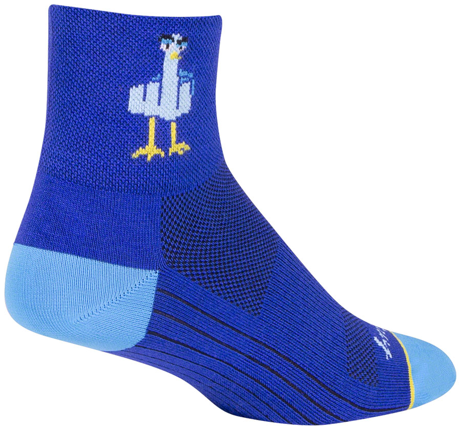 SockGuy Classic The Bird Socks - 3", Small/Medium