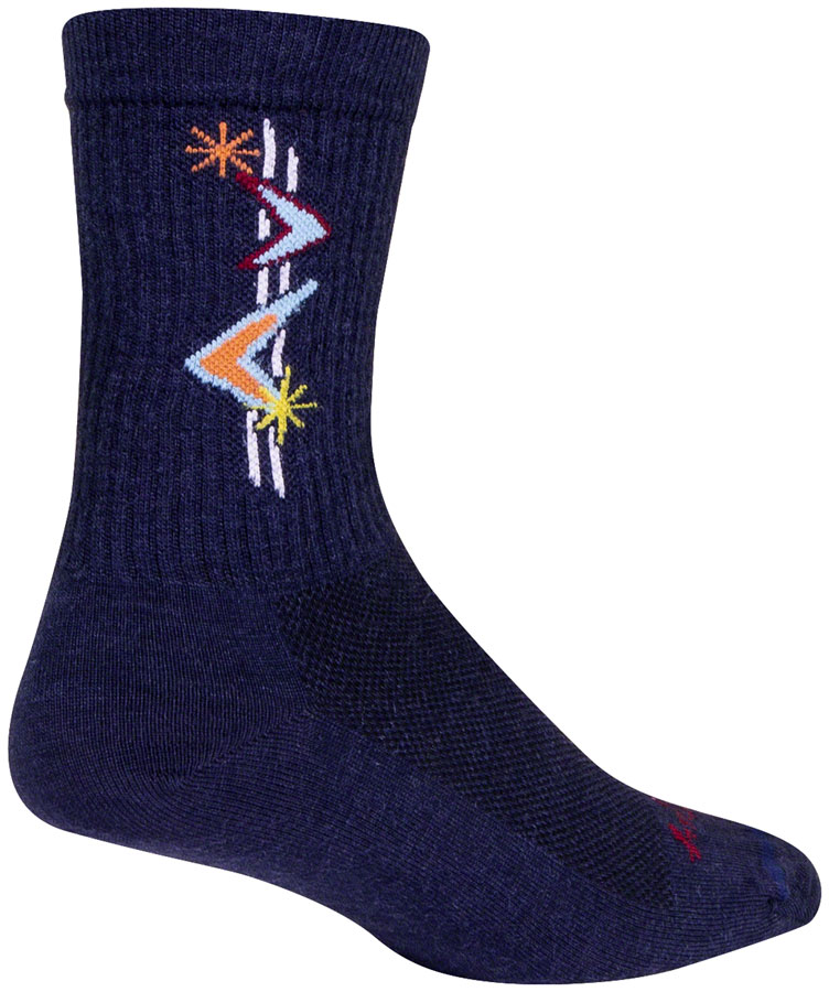 SockGuy Wool Jetson Socks - 6", Small/Medium