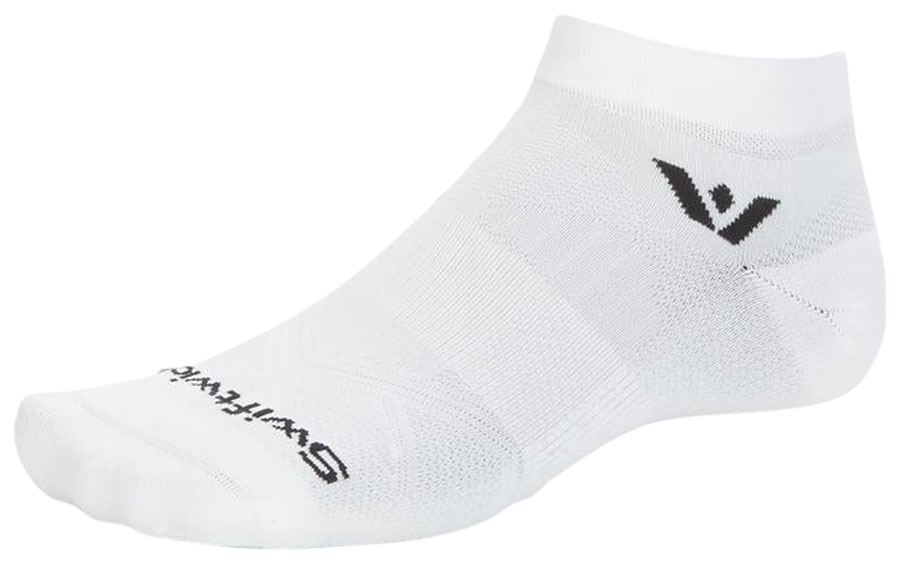 Swiftwick Aspire Ankle Socks - Circuit White, Medium