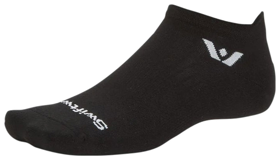 Swiftwick Aspire No Show Socks - Circuit Black, XLarge