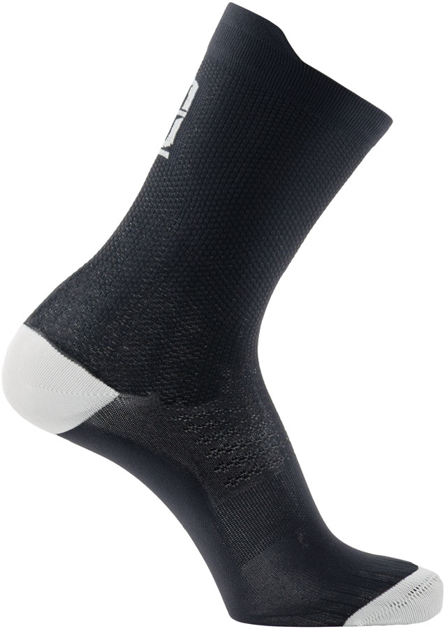 SIDI Nitiidus Socks - Black/White, 18cm, Fits Sizes 40-43