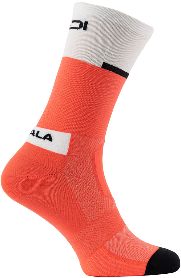 SIDI Neo Socks - Coral Fluo/White, 20cm, Fits Sizes 40-43