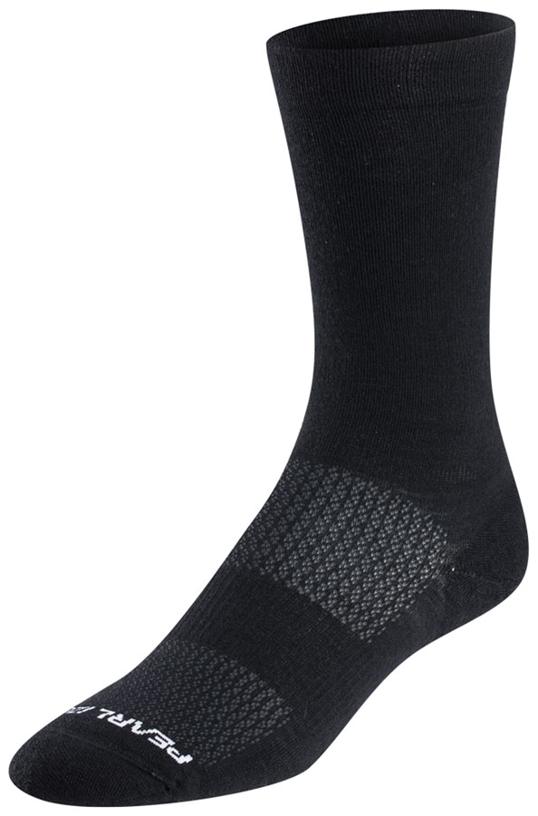 Pearl Izumi Merino Trail 7inch Cycling Socks - X-Large, Black