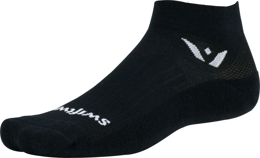 Swiftwick Pursuit Ankle Socks - Black, Small