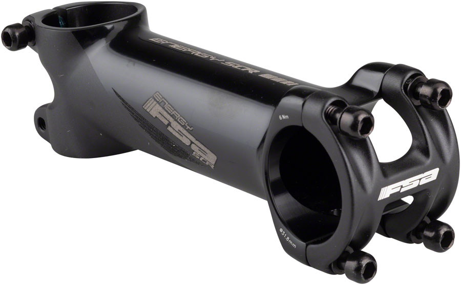 Full Speed Ahead Energy SCR Stem - 110mm, 31.8 Clamp, -6, 1 1/8", Alloy, Black/Gray