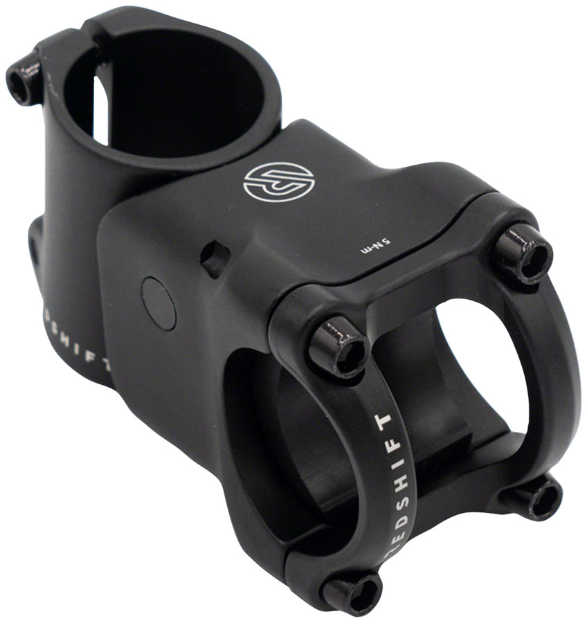 Redshift Sports ShockStop Stem - 55mm, 31.8 Clamp, +/-6, 1 1/8", Aluminum, Black