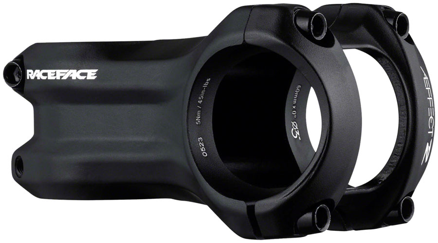 RaceFace Aeffect R Stem - 60mm, 35 mm Clamp, +/-0, 1 1/8", Aluminum, Black