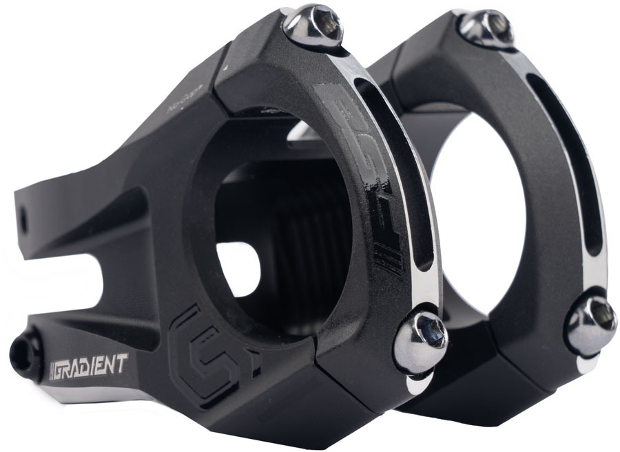 Full Speed Ahead Gradient Alloy Stem - 33mm, 35mm Clamp, +6, 1 1/8", Black