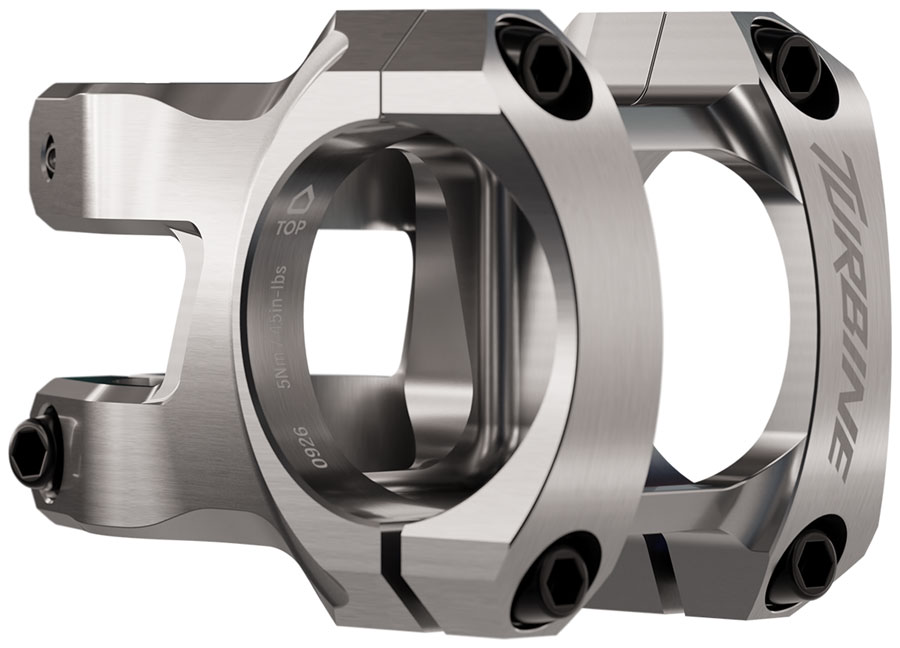 RaceFace Turbine Stem - 40mm, 35mm Clamp, +/-0, 1 1/8", Silver