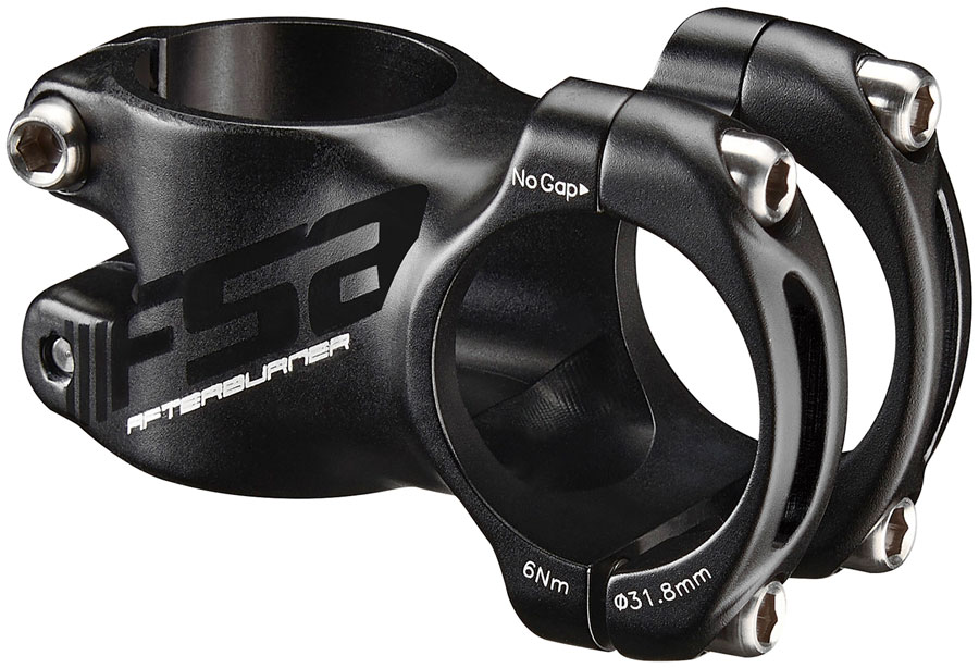 FSA Afterburner Lightweight Stem, 31.8mm x 40mm, 0°