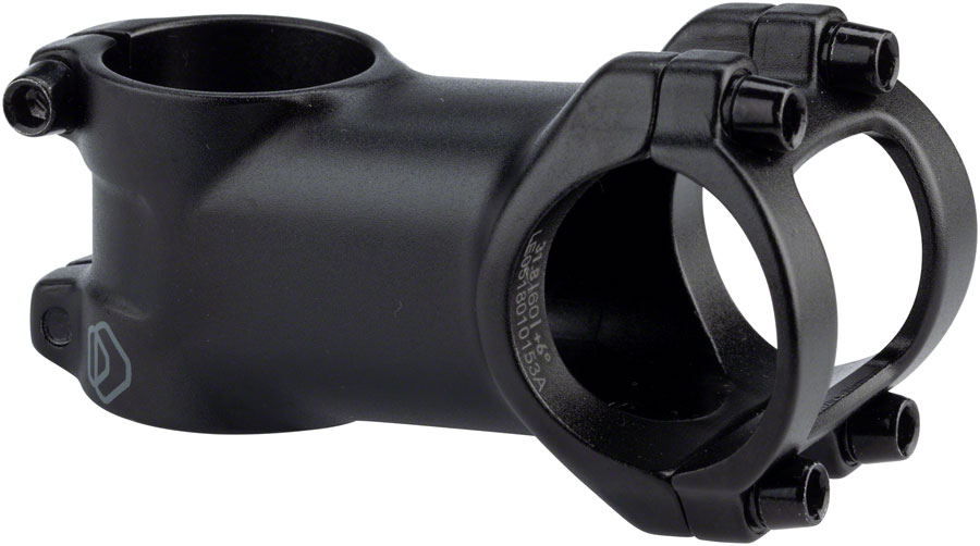 MSW 6 Stem - 60mm, 31.8 Clamp, +/-6, 1 1/8", Aluminum, Black